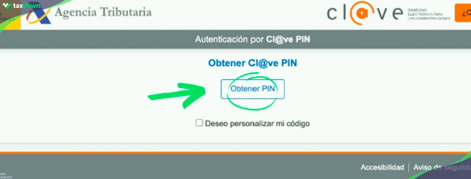 Usa tu cl@ve pin para acceder